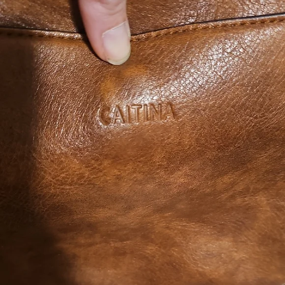 Chic Brown Crossbody Bag with Paisley Strap - Picture 2 of 7